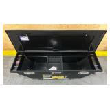 Northern Tool + Equipment Short Bed Low-Profile Crossover Truck Toolbox with Removable Tray, 63in. x 20in. x 13in., Aluminum, Gloss Black, Pull Handle Latches MSRP $449.99