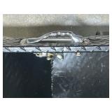 Northern Tool + Equipment Short Bed Low-Profile Crossover Truck Toolbox with Removable Tray, 63in. x 20in. x 13in., Aluminum, Gloss Black, Pull Handle Latches MSRP $449.99