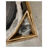 WHEEL KIT for Ultra-Tow 4ft. x 8ft. Steel Folding Utility Trailer Kit- (wheel kit only)