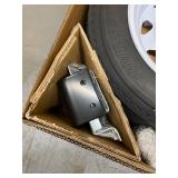 WHEEL KIT for Ultra-Tow 4ft. x 8ft. Steel Folding Utility Trailer Kit- (wheel kit only)