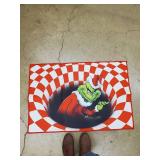 Doormat - Grinch Santa Design