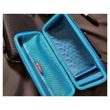 Blue Shure Hard-Shell Case & Black Travel Case & Round Black Case