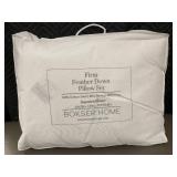 Firm Feather Down Pillow Set - Bokser Home