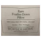Euro Feather Down Pillow - BOKSER HOME