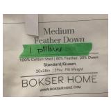 Pillow - Bokser Home Medium Feather Down Standard/Queen