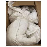 Quilt & Sham Set - French Linen Box Stitch Full/Queen