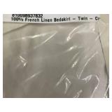 French Linen Sham Set King -And 4 other bedding items