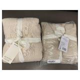 4 Linen Shams - Bokser Home - French Linen Front & Percale Back, Standard