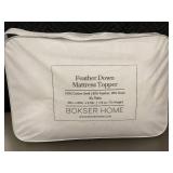 Feather Down Mattress Topper - Bokser Home XL Twin