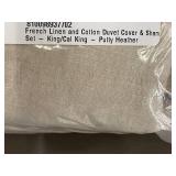 Duvet Cover & Sham Set - Bokser Home - King/Cal King - Putty Heather