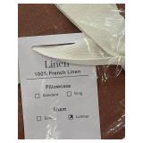 Body Pillow & Matching Pillow Sham - Sham Labeled 100% French Linen