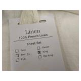 Linen Sheet Set - Bokser Home - 100% French Linen - King