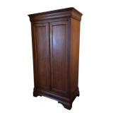 MB - National Mt. Airy Armoire Wooden Wardrobe Cabinet
