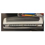 MB - Large Office Supplies Collection with File Folders, Pens, Punches and Organizers
