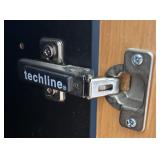 O - Techline L-Shaped Office Desk with Drawers and Cabinet