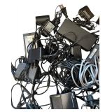 O - Collection of Assorted Charging Cables and Power Adapters