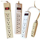 O - Collection of Power Strips and Extension Cords