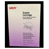O - Lot of 3 Kroy and Varitronics Supply Cartridges for Merlin Express