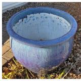 SY - Large Outdoor Glazed Planter Pot with Iridescent Finish