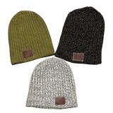 MB - Set of 3 Love Your Melon Knit Beanie Hats