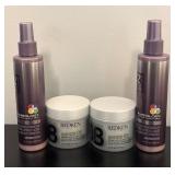 O - Pureology Colour Fanatic Hair Beautifier and Redken Aerate 08 Cream Mousse