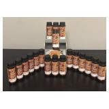 O - Lot of 19 Redken 10NG Honey Color Gels Lacquers 2 fl oz Bottles with Organizer