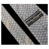 O - Set of 3 Salvatore Ferragamo Silk Neck Ties - Assorted Patterns