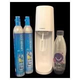 MB - SodaStream Carbonation Machine with Bottle and 2 CO2 Cylinders