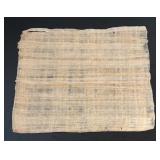 O - Unframed Egyptian Papyrus Print with Pharaoh and Queen