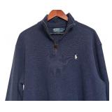 OC - Ralph Lauren Polo Quarter-Zip Pullover Shirt Size Large