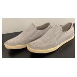 O - Steve Madden Wheatonn Grey Fabric Slip-On Shoes Size 10