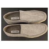 O - Steve Madden Wheatonn Grey Fabric Slip-On Shoes Size 10
