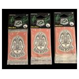 O - Lot of 7 New Mister Cartoon 3-Pack Air Fresheners Assorted Designs