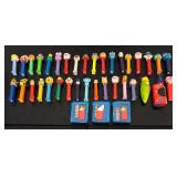 O - Collection of Pez Dispensers Including Characters and Special Editions
