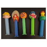 O - Collection of Pez Dispensers Including Characters and Special Editions