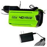 G - Greenworks 21-Inch 40V Cordless Lawn Mower with Battery and Charger