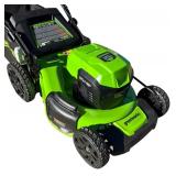 G - Greenworks 21-Inch 40V Cordless Lawn Mower with Battery and Charger