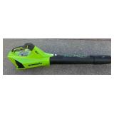 G - Greenworks Cordless String Trimmer and Axial Blower Set with 1 Battery and 1 Charger
