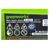 G - Greenworks Cordless String Trimmer and Axial Blower Set with 1 Battery and 1 Charger