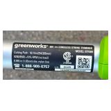 G - Greenworks Cordless String Trimmer and Axial Blower Set with 1 Battery and 1 Charger