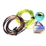 G - Set of 4 Assorted Garden and Water Hoses Including Bernini 40ft Metal No-Kink Hose