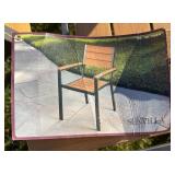 SY - Set of 4 Sunvilla Outdoor Chairs with Metal Frames