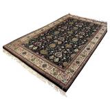 Persian Style Area Rug with Floral Design