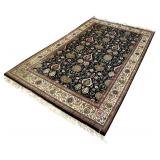 Persian Style Area Rug with Floral Design
