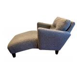LR - Upholstered Chaise Lounge Chair with Cushion