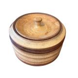 LR - Warren McKenzie Studio Pottery Lidded Jar