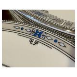 LR - Set of 27 Wedgwood Amherst Bone China Plates - Dinner, Salad, and Bread