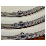 LR - Set of 27 Wedgwood Amherst Bone China Plates - Dinner, Salad, and Bread