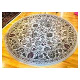 World Rug Traders Persian Style Round Area Rug 94 Inch Floral Pattern