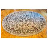 World Rug Traders Persian Style Round Area Rug 94 Inch Floral Pattern